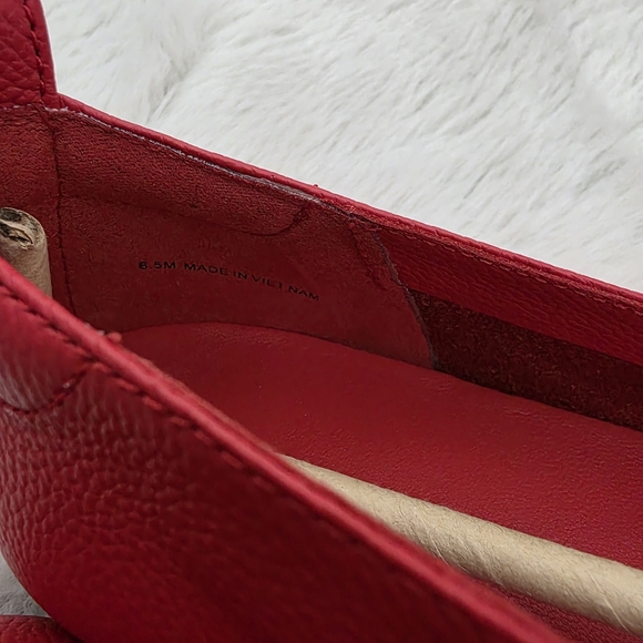 NEW Everlane The Day Glove Classic Red Leather Ballet Flat 8.5 - Picture 6 of 12